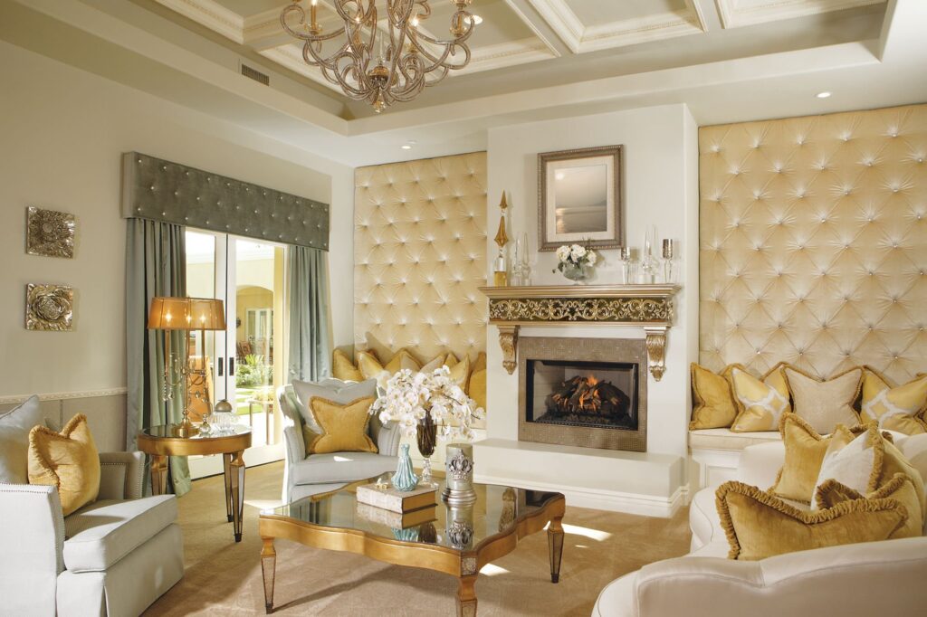 White and Gold Home Decor Ideas