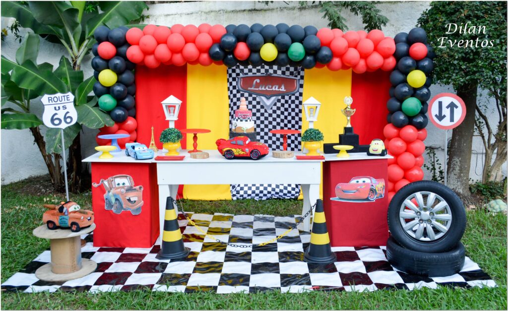 Car Theme Birthday Decorations at Home