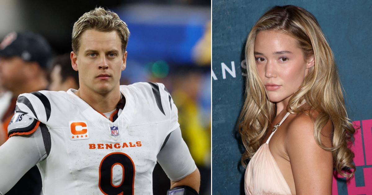 Photo of Joe Burrow; picture of Olivia Ponton.