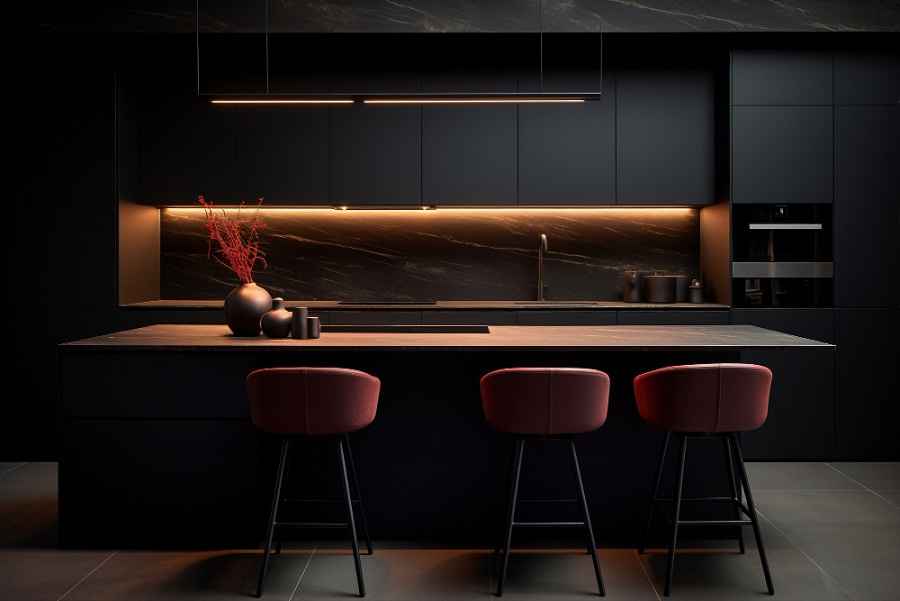 Black Kitchen Cabinets A Sophisticated Choice for Modern Kitchens