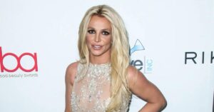 Britney Spears Dances Around in Corset Crop Top and Bikini Bottoms, Reveals She's Focused on 'Healing and New Beginnings'