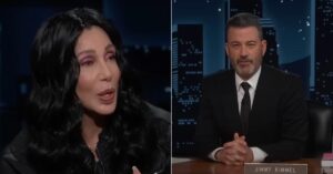 'This Is So Dumb': Cher Unamused by Jimmy Kimmel During Her First-Ever Appearance on His Talk Show — Watch