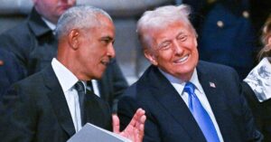 Donald Trump Told Barack Obama They Would 'Find a Quiet Place' to Discuss a 'Matter of Importance' at Jimmy Carter's Funeral, Lip Reader Claims