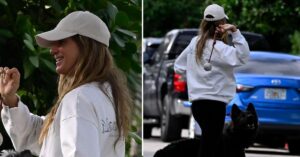 Pregnant Gisele Bündchen Beams as She Shows Off Growing Bump in Miami: Photos