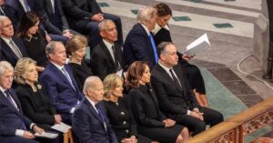 'Petty Sore Loser': Kamala Harris Bashed for Cropping Donald Trump Out of Post From Jimmy Carter's Funeral