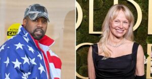 Kanye West Confuses Fans as He Posts Naked Video of Pamela Anderson With Hugh Hefner