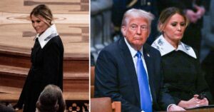 Melania Trump Mocked Over 'Pilgrim'-Like Outfit She Wore to Jimmy Carter's Funeral: 'She Was Dressed for the First Thanksgiving'