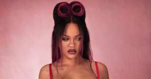 Rihanna Shows Off Her Butt as She Stuns in Red Lingerie for Savage x Fenty's Valentine's Day Campaign: Photos