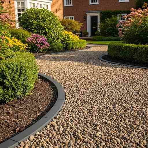 How to keep pea gravel in place
