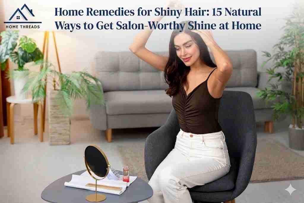 Home Remedies for Shiny Hair: 15 Natural Ways to Get Salon-Worthy Shine at Home