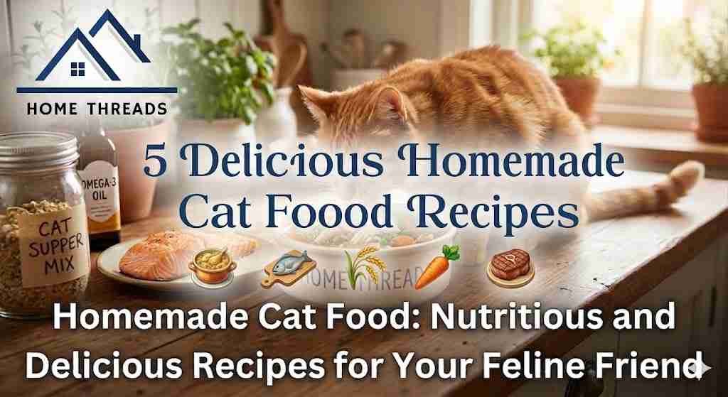Homemade Cat Food: Nutritious and Delicious Recipes for Your Feline Friend
