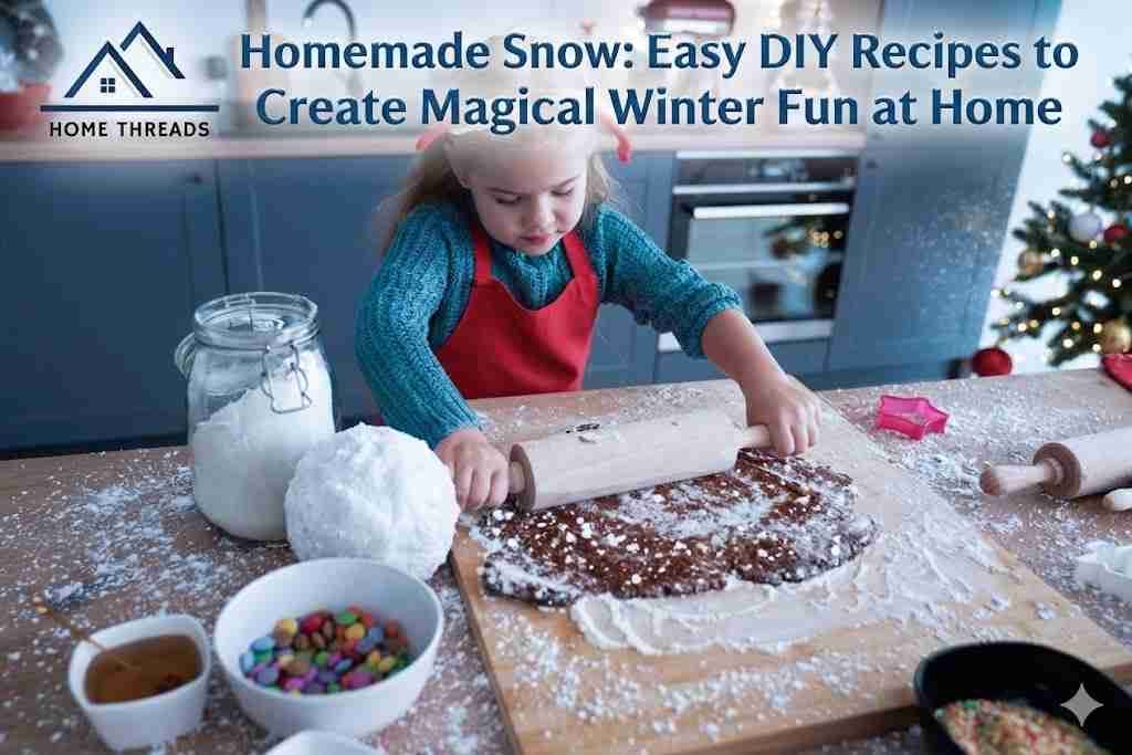 Homemade Snow: Easy DIY Recipes to Create Magical Winter Fun at Home