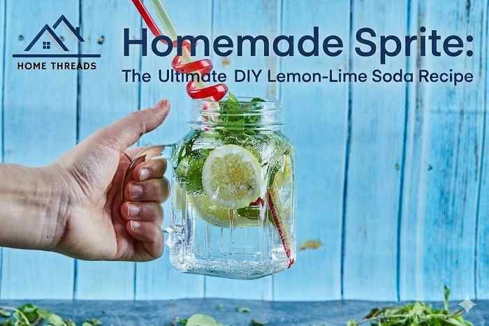 Homemade Sprite: The Ultimate DIY Lemon-Lime Soda Recipe
