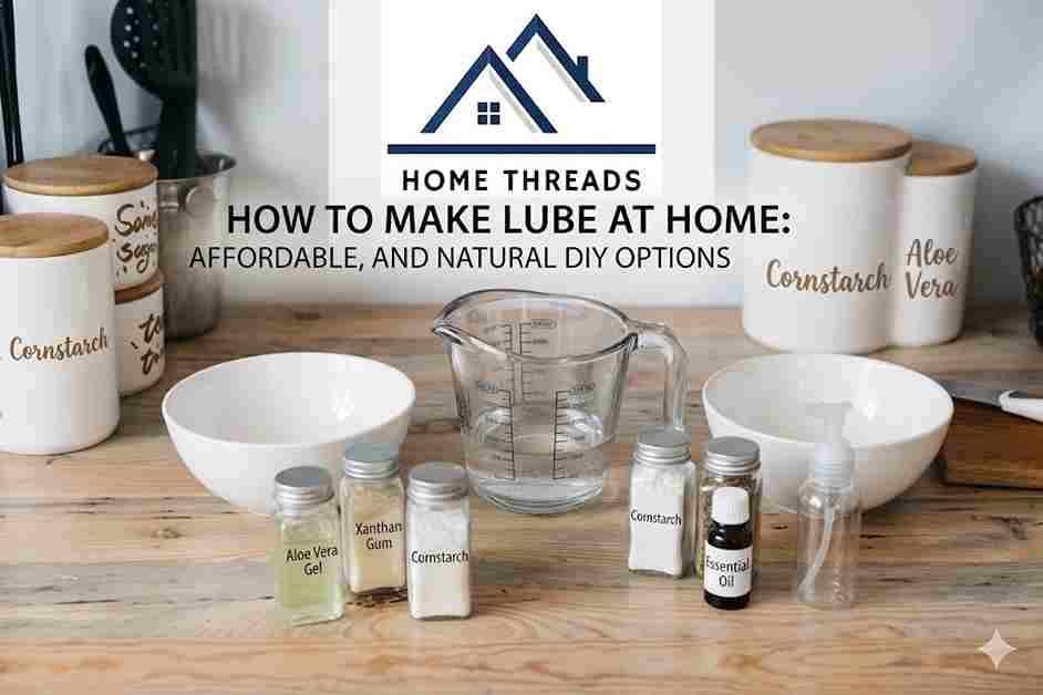 How to Make Lube at Home: Safe, Affordable, and Natural DIY Options