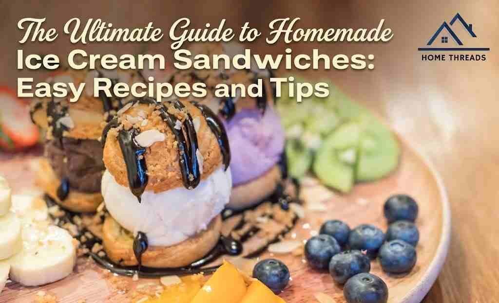 The Ultimate Guide to Homemade Ice Cream Sandwiches: Easy Recipes and Tips
